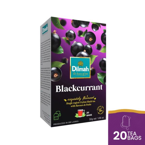 Blackcurrant new Dilmah Blackcurrant 20s - Teh Celup