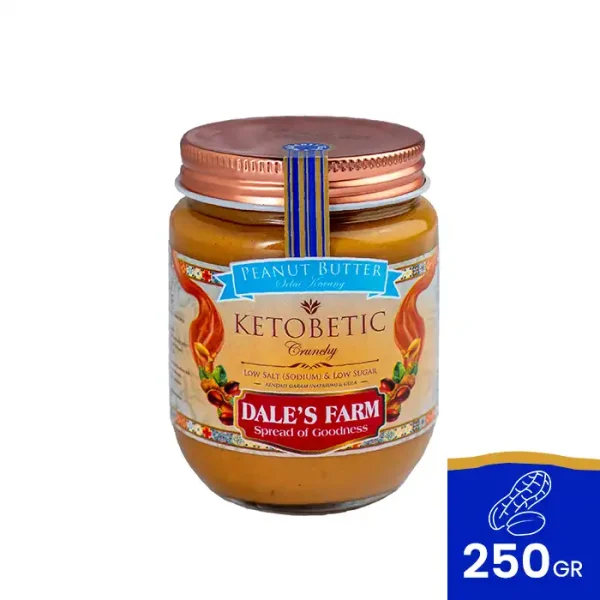 DALE'S KETOBETIC CRUNCHY Dale’s Farm Ketobetic Crunchy 250g - Peanut Butter