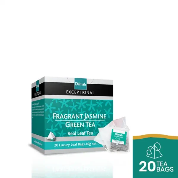 EXCEPTIONAL FRAGRANT JASMINE Exceptional Leaf Tbag Fragrant Jasmine Green Tea 20s - Teh Celup