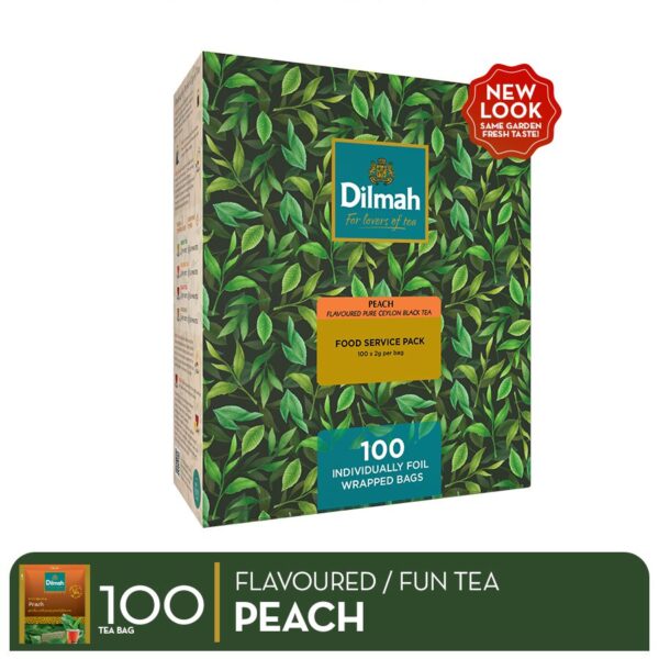 peach 100s new Dilmah Peach - Teh Celup