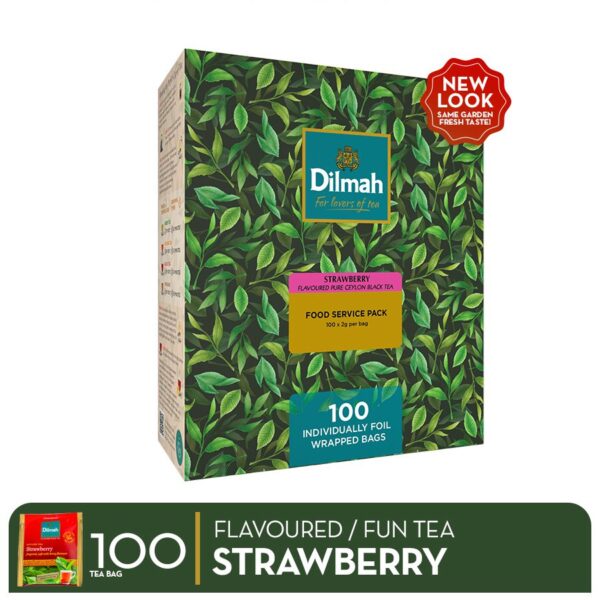 strawberry 100s NEW Dilmah Strawberry - Teh Celup