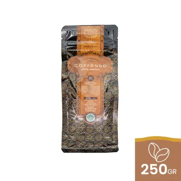 Coffesso Java Mocha 250gr – Biji Kopi