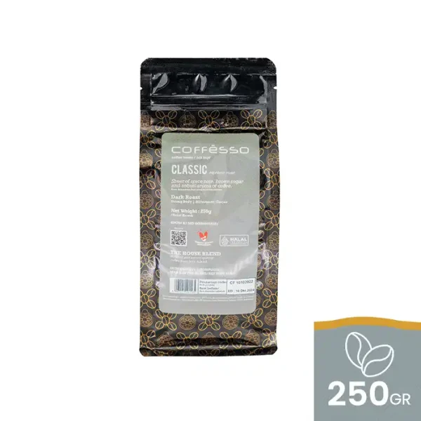 Coffesso Classic 250gr - Biji Kopi