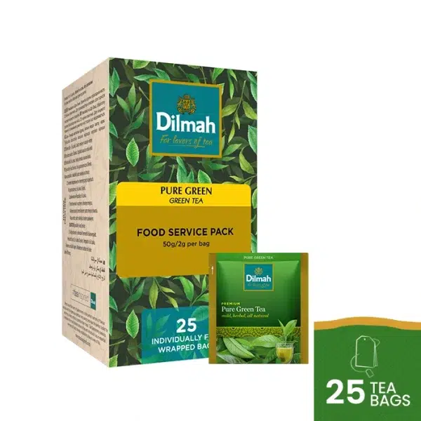 Dilmah One Colour Pure Green Tea 25s - Teh Celup