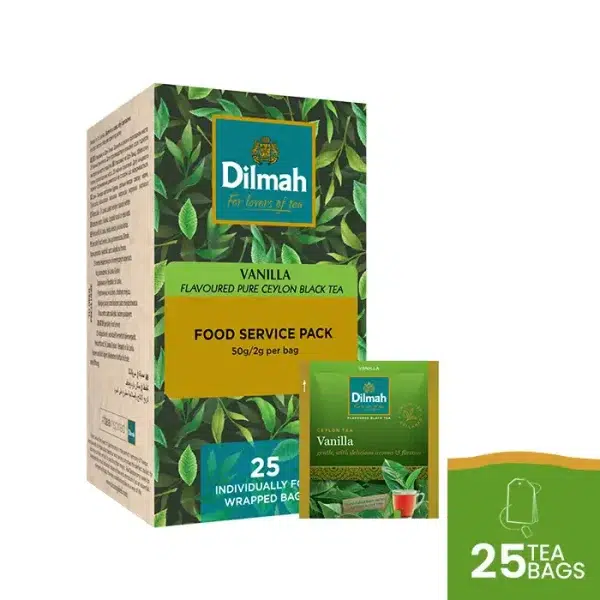 VANILLA 25S Dilmah One Colour Vanilla 25s