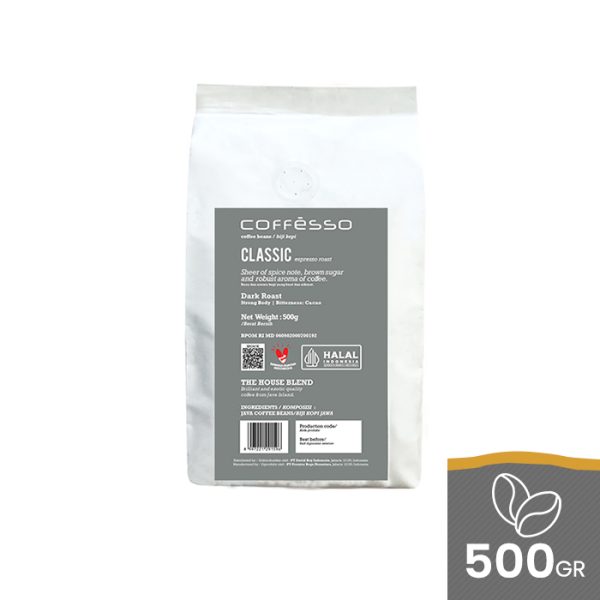 Coffesso Classic 500gr - Biji Kopi