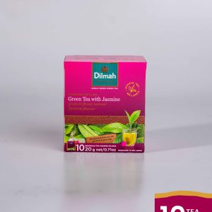 Dilmah Green tea with Jasmine Envelopes 10s - Teh Celup
