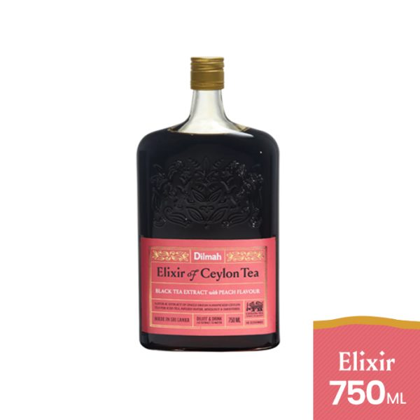 Dilmah Elixir of Ceylon Black Tea Extract Peach Flavour 750ML