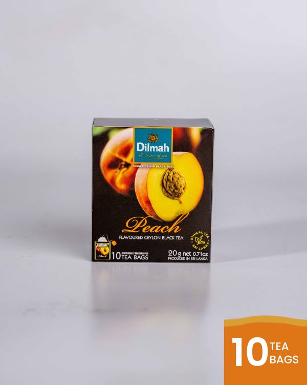 DILMAH-10s-Peach-01 Dilmah Peach Envelopes 10s - Teh Celup